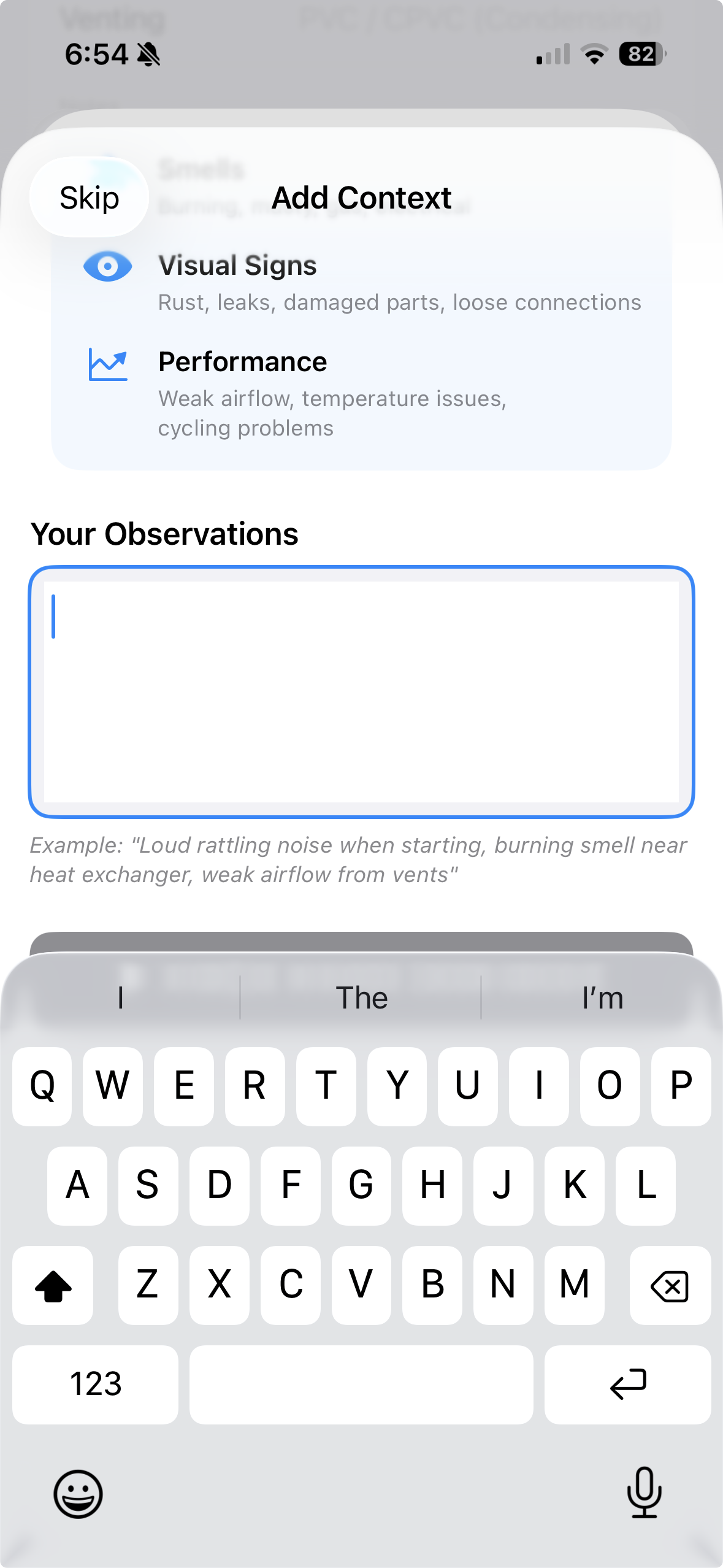 Add Observation